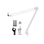 Support de microphone de bureau à bras articulé avec support rotatif à 360 degrés, GAZ-40P W, GAZ-40P B, GAZ-40 W, GAZ-40 B