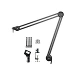 Support de microphone de bureau à bras articulé avec support rotatif à 360 degrés, GAZ-40P W, GAZ-40P B, GAZ-40 W, GAZ-40 B