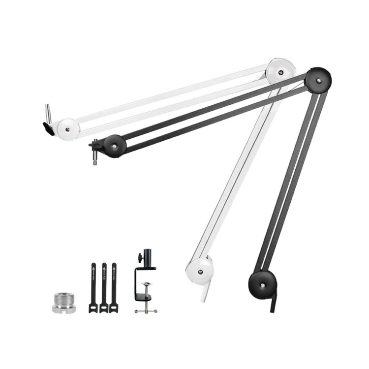 Support de microphone de bureau à bras articulé avec support rotatif à 360 degrés, GAZ-40P W, GAZ-40P B, GAZ-40 W, GAZ-40 B