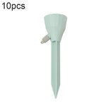 10pcs dispositif d'arrosage automatique réglable pour plantes en pot domestiques, Rose, Vert, Beige Blanc