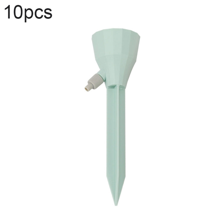 10pcs dispositif d'arrosage automatique réglable pour plantes en pot domestiques, Rose, Vert, Beige Blanc