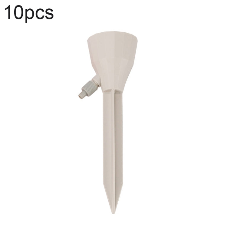 10pcs dispositif d'arrosage automatique réglable pour plantes en pot domestiques, Rose, Vert, Beige Blanc