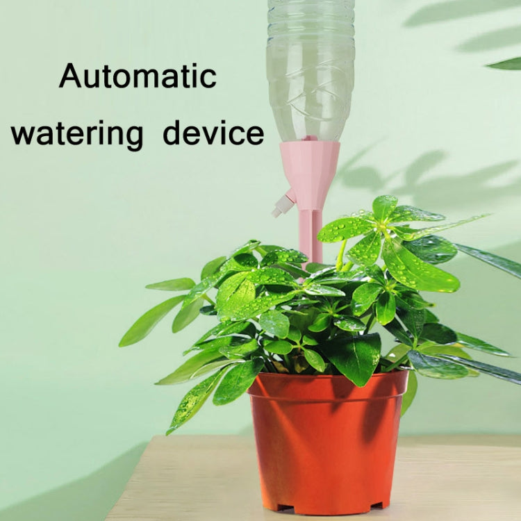 10pcs dispositif d'arrosage automatique réglable pour plantes en pot domestiques, Rose, Vert, Beige Blanc