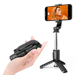 Mini perche à selfie intégrée multifonction Bluetooth, Spécification : Q11S 76 cm avec lumière de remplissage, Q10S 70 cm avec lumière de remplissage, Q11 74 cm sans lumière de remplissage, Q10 68 cm sans lumière de remplissage
