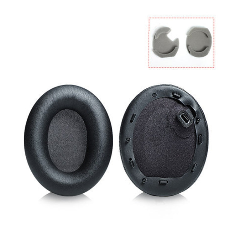2 protège-oreilles en cuir pour casque Sony 1000XM4, noir avec bouton-pression, champagne avec bouton-pression, peau de protéine noire sans bouton-pression, peau d'agneau noire sans bouton-pression, peau d'agneau champagne sans bouton-pression