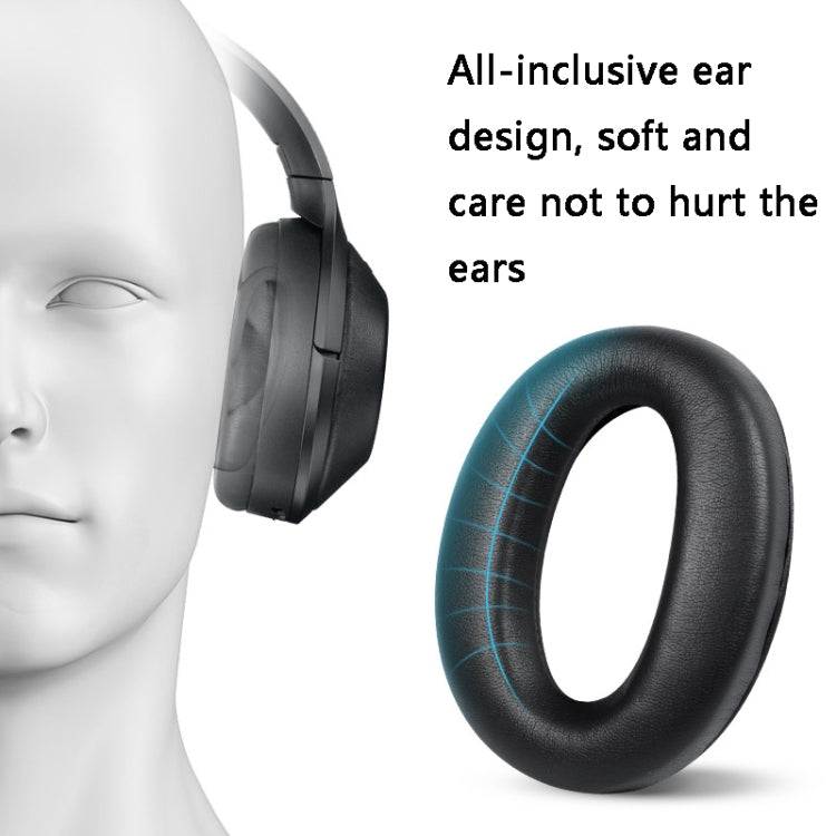 2 protège-oreilles en cuir pour casque Sony 1000XM4, noir avec bouton-pression, champagne avec bouton-pression, peau de protéine noire sans bouton-pression, peau d'agneau noire sans bouton-pression, peau d'agneau champagne sans bouton-pression