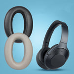 2 protège-oreilles en cuir pour casque Sony 1000XM4, noir avec bouton-pression, champagne avec bouton-pression, peau de protéine noire sans bouton-pression, peau d'agneau noire sans bouton-pression, peau d'agneau champagne sans bouton-pression