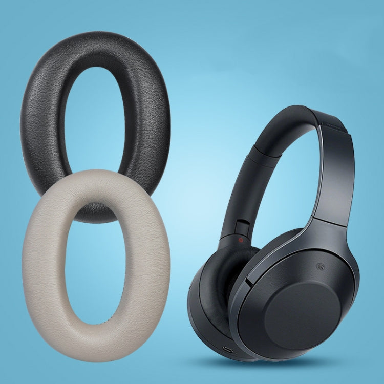 2 protège-oreilles en cuir pour casque Sony 1000XM4, noir avec bouton-pression, champagne avec bouton-pression, peau de protéine noire sans bouton-pression, peau d'agneau noire sans bouton-pression, peau d'agneau champagne sans bouton-pression