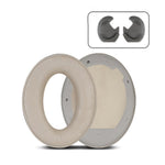 2 protège-oreilles en cuir pour casque Sony 1000XM4, noir avec bouton-pression, champagne avec bouton-pression, peau de protéine noire sans bouton-pression, peau d'agneau noire sans bouton-pression, peau d'agneau champagne sans bouton-pression