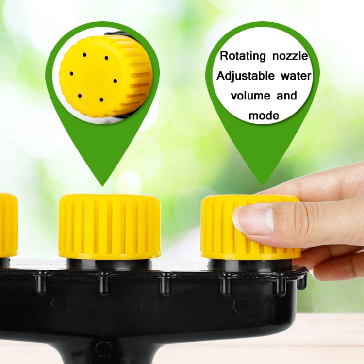 DKSSQ Gardening Multi-Head Watering Sprinkler Nozzle, Specification:, 3 Head with 1 inch/1.2 inch Interface, 3 Head With 1.5 inch Interface, 4 Head With 1 inch/1.2 inch Interface, 4 Head With 1.5 inch Interface, 5 Head With 1 inch/1.2 inch Interface