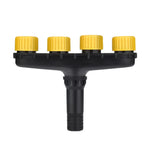 DKSSQ Gardening Multi-Head Watering Sprinkler Nozzle, Specification:, 3 Head with 1 inch/1.2 inch Interface, 3 Head With 1.5 inch Interface, 4 Head With 1 inch/1.2 inch Interface, 4 Head With 1.5 inch Interface, 5 Head With 1 inch/1.2 inch Interface