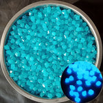 Pierre rhomboïde lumineuse en résine pour paysage d'aquarium de jardin, Couleurs mélangées, Bleu, Cyan, Vert, Blanc, Violet, Jaune, Rouge