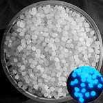 Pierre rhomboïde lumineuse en résine pour paysage d'aquarium de jardin, Couleurs mélangées, Bleu, Cyan, Vert, Blanc, Violet, Jaune, Rouge