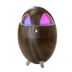 Humidificateur Y18 Mini USB Pulvérisateur de Chambre Lampe de Nuit Lumineuse, Blanc, Rose, Noir, Grain de Bois Profond, Grain de Bois Clair