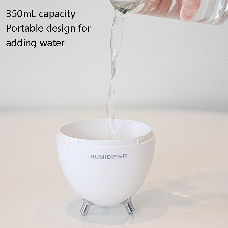 Humidificateur Y18 Mini USB Pulvérisateur de Chambre Lampe de Nuit Lumineuse, Blanc, Rose, Noir, Grain de Bois Profond, Grain de Bois Clair