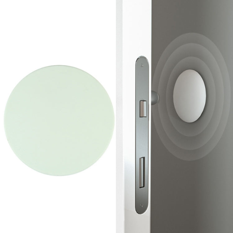 Tampon en silicone anti-collision silencieux pour poignée de porte, taille : 5 cm rond noir, 5 cm rond vert, 4,5 cm carré gris, 4,5 cm carré rose, 4,5 cm carré vert, 4,5 cm carré blanc, 4,5 cm carré noir