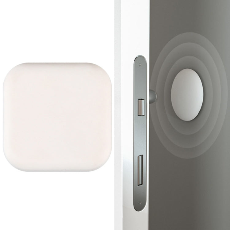 Tampon en silicone anti-collision silencieux pour poignée de porte, taille : 5 cm rond noir, 5 cm rond vert, 4,5 cm carré gris, 4,5 cm carré rose, 4,5 cm carré vert, 4,5 cm carré blanc, 4,5 cm carré noir