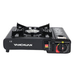 YANCHUAN Réchaud à gaz portable extérieur, Style :, Usage unique, Double usage