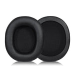 2 paires de coussinets d'écouteurs en cuir protéiné pour Audio-Technica ATH-SR30BT, cuir protéiné noir