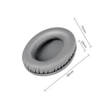 2 paires de coussinets d'écouteurs en cuir protéiné pour Audio-Technica ATH-SR30BT, cuir protéiné noir