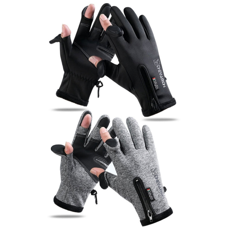 Gants chauds de sport de plein air pour l'équitation, gants de pêche sans doigts à écran tactile, M, L, XL, XXL