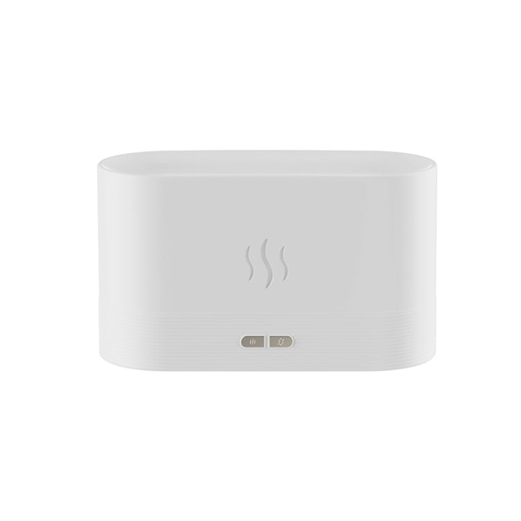 Diffuseur d'arômes flamme, veilleuse et humidificateur, Monochrome (Blanc), Monochrome (Noir)