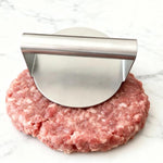 Presse à viande manuelle pour hamburgers en acier inoxydable, Spécification : Circulaire, Circulaire, Carré