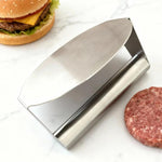 Presse à viande manuelle pour hamburgers en acier inoxydable, Spécification : Circulaire, Circulaire, Carré