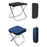 Tabouret de pêche pliant portable d'extérieur, Tabouret de pêche (noir), Tabouret de pêche (bleu)