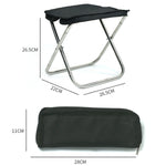 Tabouret de pêche pliant portable d'extérieur, Tabouret de pêche (noir), Tabouret de pêche (bleu)