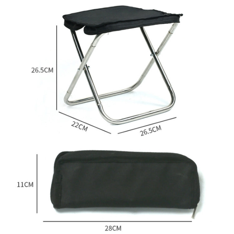 Tabouret de pêche pliant portable d'extérieur, Tabouret de pêche (noir), Tabouret de pêche (bleu)