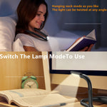 GH-8 Lampe de cou suspendue USB Lampe de table Veilleuse, Noir, Blanc