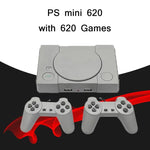 Console de jeu TV 8 bits mini double joueurs intégrée 620 jeux, PS1 mini (prise EU)