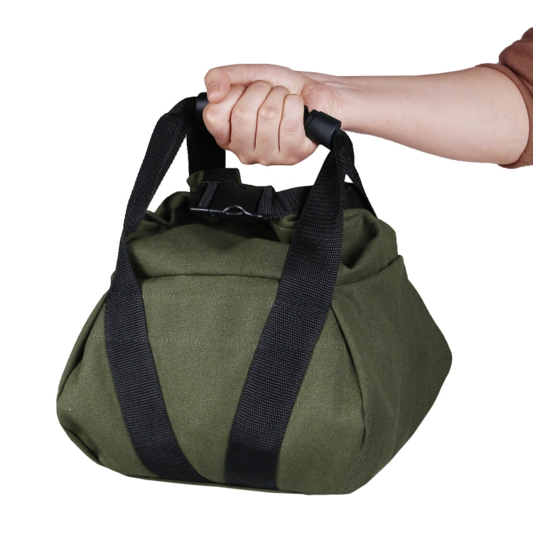 Sac de sable de fitness pour musculation en toile, 23 x 22 x 17 cm