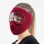 2 PCS XBG-9123 Pellets Riding Windproof HD Goggles Anti-Fog Mask