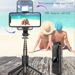 Perche à selfie Bluetooth CYKE L11S avec lumière de beauté et trépied pour live, L11S