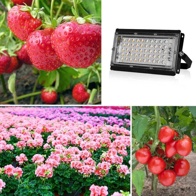 Lampe de croissance étanche LED pour plantes spectroscopie complète, accès trois fils 24 perles 25W