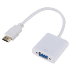 Convertisseur HDMI vers VGA HD 1080P ZHQ007, blanc, noir