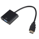 Convertisseur HDMI vers VGA HD 1080P ZHQ007, blanc, noir