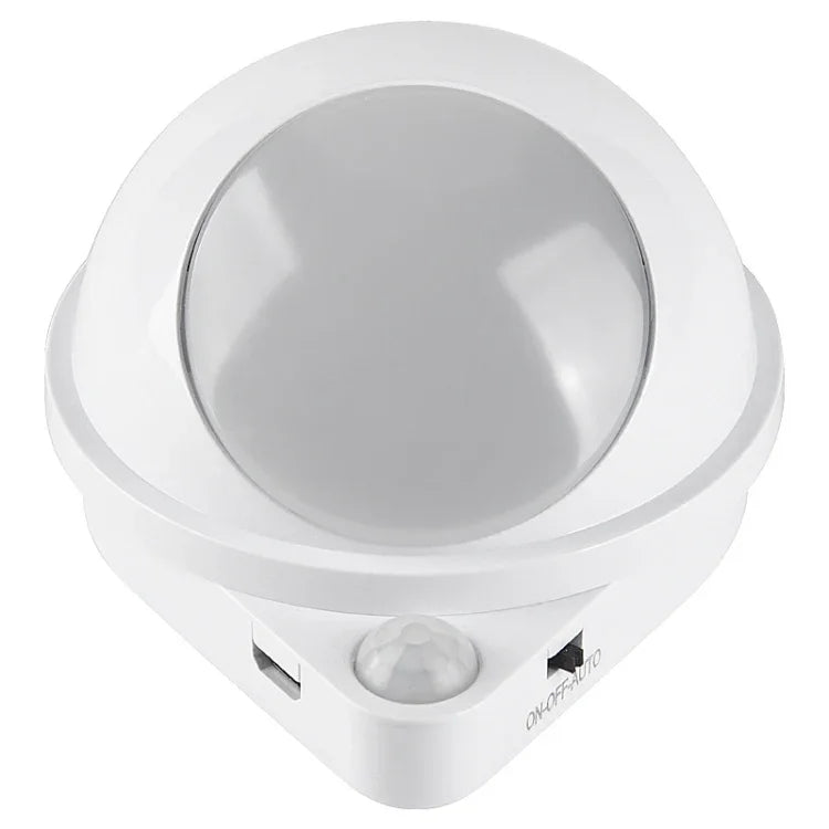 Veilleuse d'escalier automatique DMK-022PL à LED, lumière jaune, lumière blanche