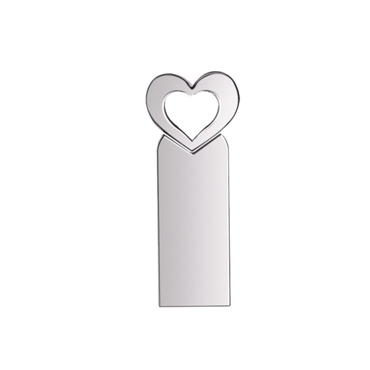 Clés USB 2.0 haute vitesse en métal en forme de cœur Zshqu2, 4 Go, 8 Go, 16 Go, 32 Go, 64 Go, 128 Go