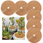 6 PCS/Set tapis plat anti-gel pour racines de plantes en pot en fibre de noix de coco, Taille :, 20cm, 30cm