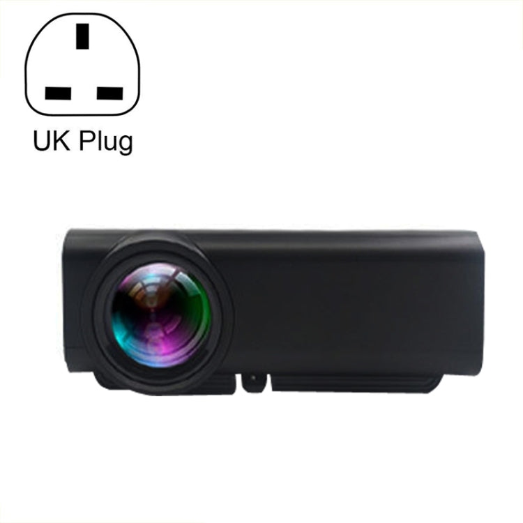 Projecteur LED domestique YG530 petit HD 1080p, prise US, prise EU, prise UK, prise AU