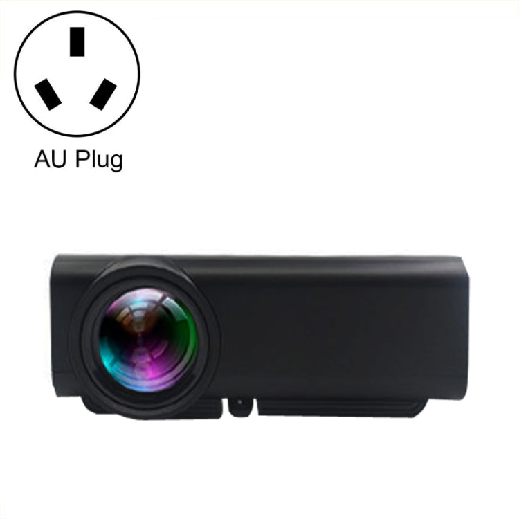 Projecteur LED domestique YG530 petit HD 1080p, prise US, prise EU, prise UK, prise AU