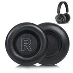 2pcs Genuine Leather Sponge Earmuffs For B&O BeoPlay H7 / H9 / H9i, H7 / H9 / H9i (Black), H7 / H9 / H9i (Apricot)