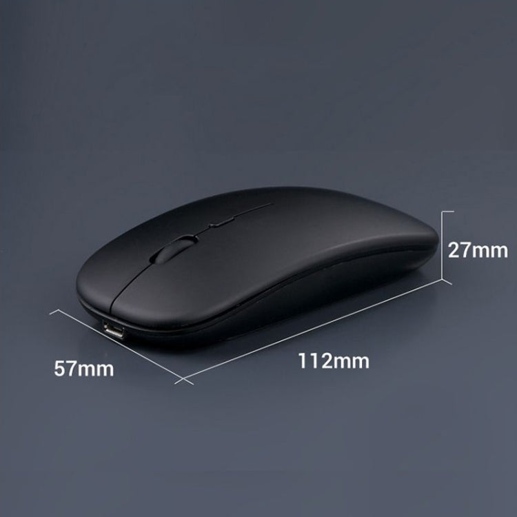 C7002 Souris sans fil lumineuse colorée 4 boutons 2400 DPI, 2.4G Blanc, 2.4G Or Rose, 2.4G Noir, 2.4G Gris Argenté, Double mode Blanc, Double mode Noir, Double mode Argent, Double mode Or