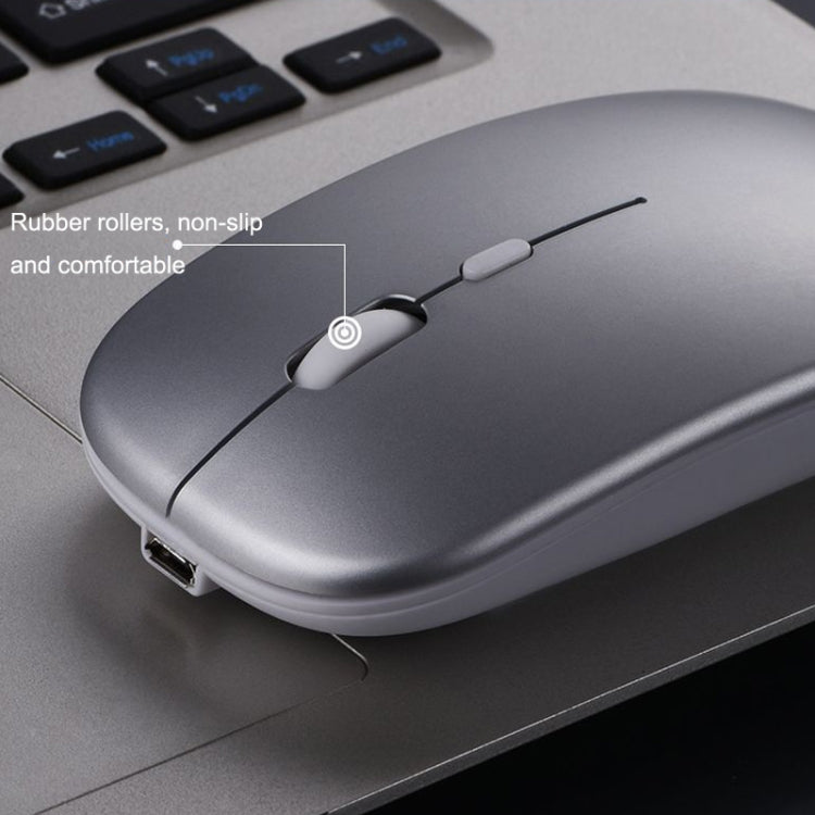 C7002 Souris sans fil lumineuse colorée 4 boutons 2400 DPI, 2.4G Blanc, 2.4G Or Rose, 2.4G Noir, 2.4G Gris Argenté, Double mode Blanc, Double mode Noir, Double mode Argent, Double mode Or