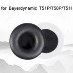 2 coques d'écouteurs en éponge de protéine pour Beyerdynamic T51P/T50P/T51I