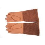 1 paire de gants de jardinage en cuir anti-coupures à motifs floraux, Taille : S, M, L, XL
