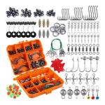 Set d'accessoires pour hameçon calamar de route 213 pièces, 213 pièces (orange), 213 pièces (noir)